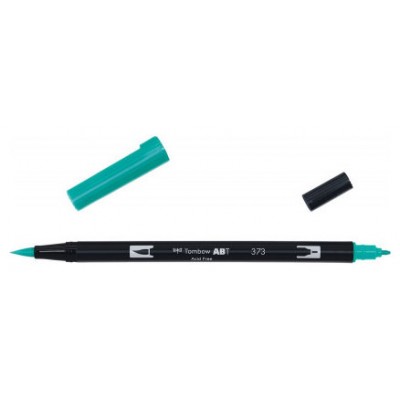 ROTULADOR DOBLE PUNTA PINCEL COLOR SEA BLUE TOMBOW ABT-373 (MIN6) (Espera 4 dias)