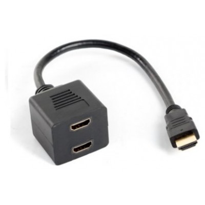 ADAPTADOR LANBERG HDMI MACHO/HDMI HEMBRA X2 SPLITTER 20CM