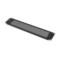 PANEL CIEGO LANBERG 2U 19" PERFORADO NEGRO