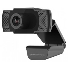 Webcam Fhd Conceptronic Amdis 1080p Usb 3.6mm 30 Fps