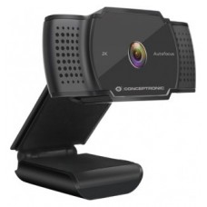 Webcam 2k Conceptronic Amdis 5mp Usb 3.6mm 30 Fps