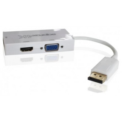 ADAPTADOR DISPLAYPORT A HDMI -VGA - DVI  APPROX