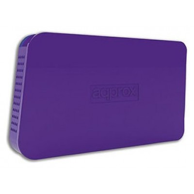 CAJA EXTERNA USB 2.5"" SATA 3.0 MORADO APPROX (Espera 4 dias)