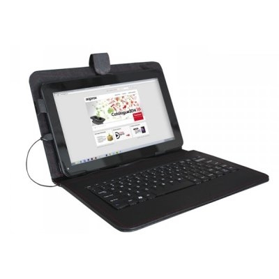 APPROX Funda para tablet con teclado(NEGRO)