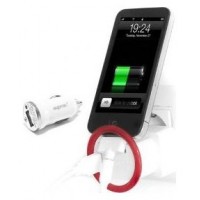 CARGADOR USB PARED + COCHE APPROX 8PUNTAS 2.1A (Espera 4 dias)