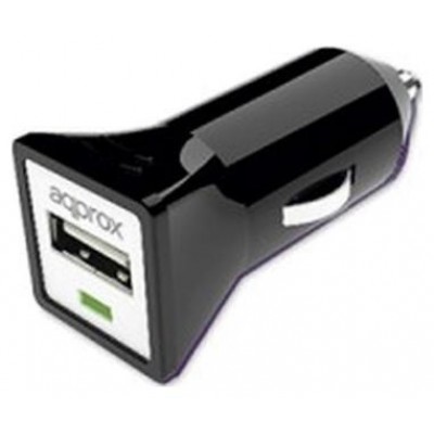 Cargador De Coche Approx A Usb 5v/1a Color Negro