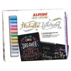 SET METALLIC LETTERING COLOR EXPERIENCE ALPINO AR010701 (Espera 4 dias)