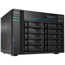 NAS ASUSTOR TOWER 10 BAY QUAD-CORE 8GB DDR4 10 GBE X 2 2.5 GBE X 2 USB 3.2