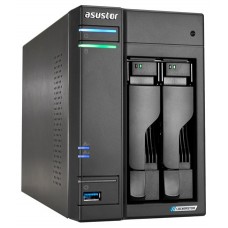 NAS ASUSTOR TOWER 2 BAY QUAD-CORE 2.0GHZ CPU DUAL 2.5GBE PORTS 4GB RAM DDR4