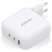 AISENS - CARGADOR GaN 140W, 2xUSB-C PD3.1 QC4.0, 1xUSB-A QC3.0, BLANCO