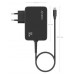 AISENS - CARGADOR GaN 90W PD3.0 1XUSB-C 1.8M, NEGRO