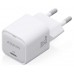 AISENS - CARGADOR GaN 30W, 1xUSB-C PD3.0 QC4.0, BLANCO