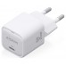 AISENS - CARGADOR GaN 35W, 1xUSB-C PD3.0 QC4.0, BLANCO