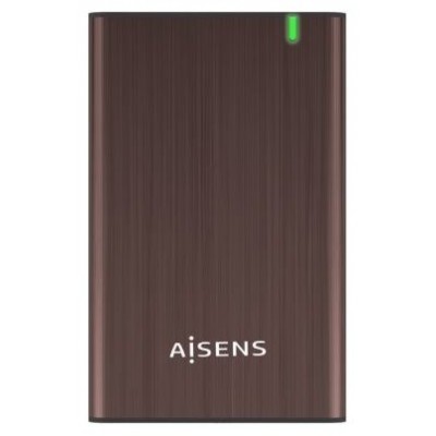 AISENS CAJA EXTERNA 2,5" ASE-2525BWN 9.5MM SATA A USB 3.0/USB3.1 GEN1, MARRON
