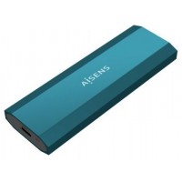 AISENS CAJA EXTERNA M.2 (NGFF) ASM2-019BLU SATA/NVME A USB3.1 GEN2, AZUL