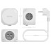 AISENS - REGLETA DE ENCHUFES SOBREMESA MULTIFUNCION CON 3 TOMAS + 2xUSB-C, 2xUSB-A, 1.4M, BLANCO