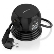 AISENS - REGLETA DE ENCHUFES SOBREMESA MULTIFUNCION CON 3 TOMAS + 2xUSB-C, 2xUSB-A, 1.4M, NEGRO