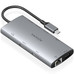 AISENS - USB-C DOCK 10 EN 1, USB-C A 1xHDMI, 1xDISPLAYPORT, 1xRJ45, 1xUSB-A 10G, 1xUSB-A 5G, 2xUSB-C 10G, 1xUSB-C PD100W, 1xSD, 1xMICRO SD, GRIS, 20CM AISENS - USB-C DOCK 10 EN 1, USB-C A 1xHDMI, 1xDISPLAYPORT, 1xRJ45, 1xUSB-A 10G, 1xUSB-A 5G, 2xUSB-C 10G, 1xUSB-C PD100W, 1xSD, 1xMICRO SD, GRIS, 20CM
