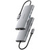 AISENS - USB-C DOCK 10 EN 1, USB-C A 1xHDMI, 1xDISPLAYPORT, 1xRJ45, 1xUSB-A 10G, 1xUSB-A 5G, 2xUSB-C 10G, 1xUSB-C PD100W, 1xSD, 1xMICRO SD, GRIS, 20CM AISENS - USB-C DOCK 10 EN 1, USB-C A 1xHDMI, 1xDISPLAYPORT, 1xRJ45, 1xUSB-A 10G, 1xUSB-A 5G, 2xUSB-C 10G, 1xUSB-C PD100W, 1xSD, 1xMICRO SD, GRIS, 20CM