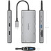 AISENS - USB-C DOCK 10 EN 1, USB-C A 1xHDMI, 1xDISPLAYPORT, 1xRJ45, 1xUSB-A 10G, 1xUSB-A 5G, 2xUSB-C 10G, 1xUSB-C PD100W, 1xSD, 1xMICRO SD, GRIS, 20CM AISENS - USB-C DOCK 10 EN 1, USB-C A 1xHDMI, 1xDISPLAYPORT, 1xRJ45, 1xUSB-A 10G, 1xUSB-A 5G, 2xUSB-C 10G, 1xUSB-C PD100W, 1xSD, 1xMICRO SD, GRIS, 20CM