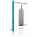 DOCK AISENS USB-C A HDMI RJ45-3XUSB-SD-MICROSD GRIS