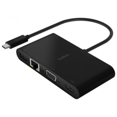 DOCKING USB-C BELKIN AVC004BTBK A 1x HDMI 4K 1xVGA