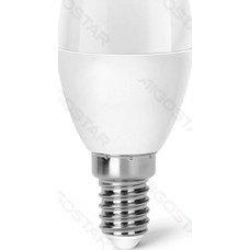 BOMBILLA LED C37-E14 6W 3000K LUZ CALIDA 510LM AIGOSTAR (Espera 4 dias)