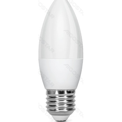 BOMBILLA LED C37-E27 6W 6500K LUZ FRIA 510LM AIGOSTAR (Espera 4 dias)