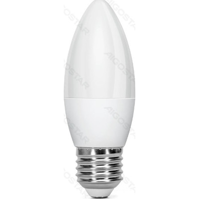 BOMBILLA LED C37-E27 6W 3000K LUZ CALIDA 510LM AIGOSTAR (Espera 4 dias)