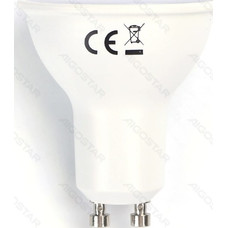 BOMBILLA LED GU10 6W 3000K LUZ CALIDA 480LM AIGOSTAR (Espera 4 dias)