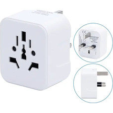 ADAPTADOR DE VIAJE UNIVERSAL A TIPO BRITANICO BLANCO AIGOSTAR (Espera 4 dias)