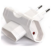 ENCHUFE DE CONVERSION ALEMAN 1 A 3 10A BLANCO AIGOSTAR (Espera 4 dias) ENCHUFE DE CONVERSION ALEMAN 1 A 3 10A BLANCO AIGOSTAR (Espera 4 dias)