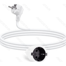 CABLE ALARGADOR ALEMAN 3G 3 M BLANCO AIGOSTAR (Espera 4 dias)