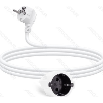 CABLE ALARGADOR ALEMAN 3G 3 M BLANCO AIGOSTAR (Espera 4 dias) CABLE ALARGADOR ALEMAN 3G 3 M BLANCO AIGOSTAR (Espera 4 dias)