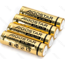 PILA DE CARBONO-ZINC R6P (AA) 1.5V 4 UDS AIGOSTAR (Espera 4 dias)