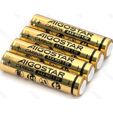 PILA DE CARBONO-ZINC R03 (AAA) 1.5V 4 UDS AIGOSTAR (Espera 4 dias)