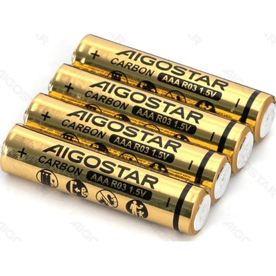 PILA DE CARBONO-ZINC R03 (AAA) 1.5V 4 UDS AIGOSTAR (Espera 4 dias) PILA DE CARBONO-ZINC R03 (AAA) 1.5V 4 UDS AIGOSTAR (Espera 4 dias)
