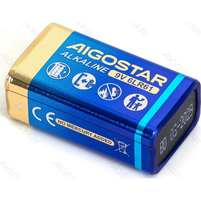 PILA ALCALINA 6LR61 9V 1 UD AIGOSTAR (Espera 4 dias) PILA ALCALINA 6LR61 9V 1 UD AIGOSTAR (Espera 4 dias)