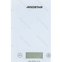 BASCULA DE COCINA DE 5 KG BLANCO AIGOSTAR (Espera 4 dias)