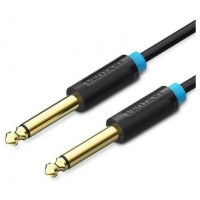 CABLE AUDIO ESTEREO MONO JACK 6.5/M JACK 6.5/M 2 M NEGRO VENTION (Espera 4 dias)