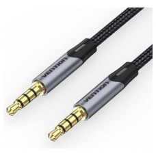 CABLE AUDIO ESTEREO JACK 3.5/M JACK 3.5/M 0.5 M GRIS VENTION (Espera 4 dias)