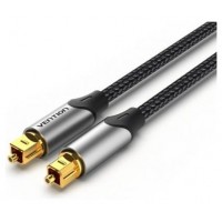 CABLE DE AUDIO DE FIBRA OPTICA 1 M GRIS VENTION (Espera 4 dias)