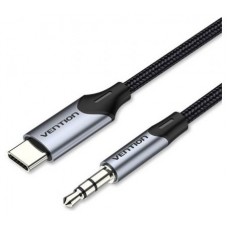 CONVERSOR USB-C/M A JACK 3.5/M 1 M GRIS VENTION (Espera 4 dias)