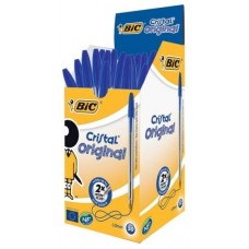 BOLIGRAFO TINTA BIC AZUL CAJA 50U