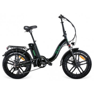 eBIKE  PORTO - URBAN - FAT 20” x 4 - BAT.EXTRAIBLE  - NEGRO (Espera 4 dias)