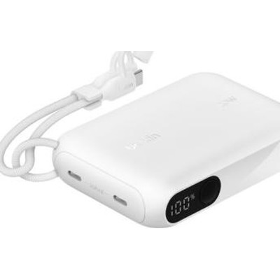 BELKIN 10K PD20W POWER BANK WITH DISPLAY, WHITE (Espera 4 dias)