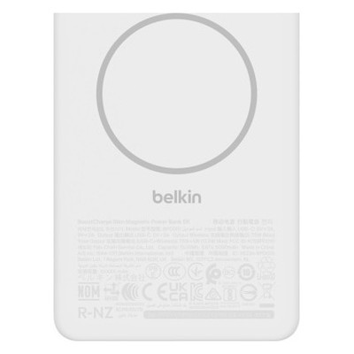 Belkin BPD010hqWH 5000 mAh Cargador inal&aacute;mbrico Blanco (Espera 4 dias)