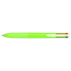 BOLIGRAFO SUPERGRIP G - 4 COLORES - CUERPO COLOR- VERDE LIMA PILOT BPKGG-35M-LG (Espera 4 dias)