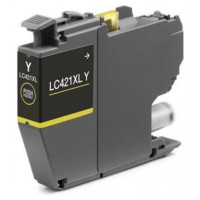 Brother cartucho compatible LC421XLY amarillo
