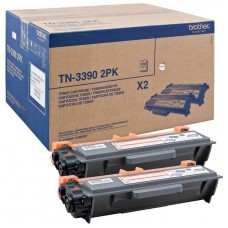 TONER BROTHER TN3390 PACK 2UD 24000PAG (Espera 4 dias)